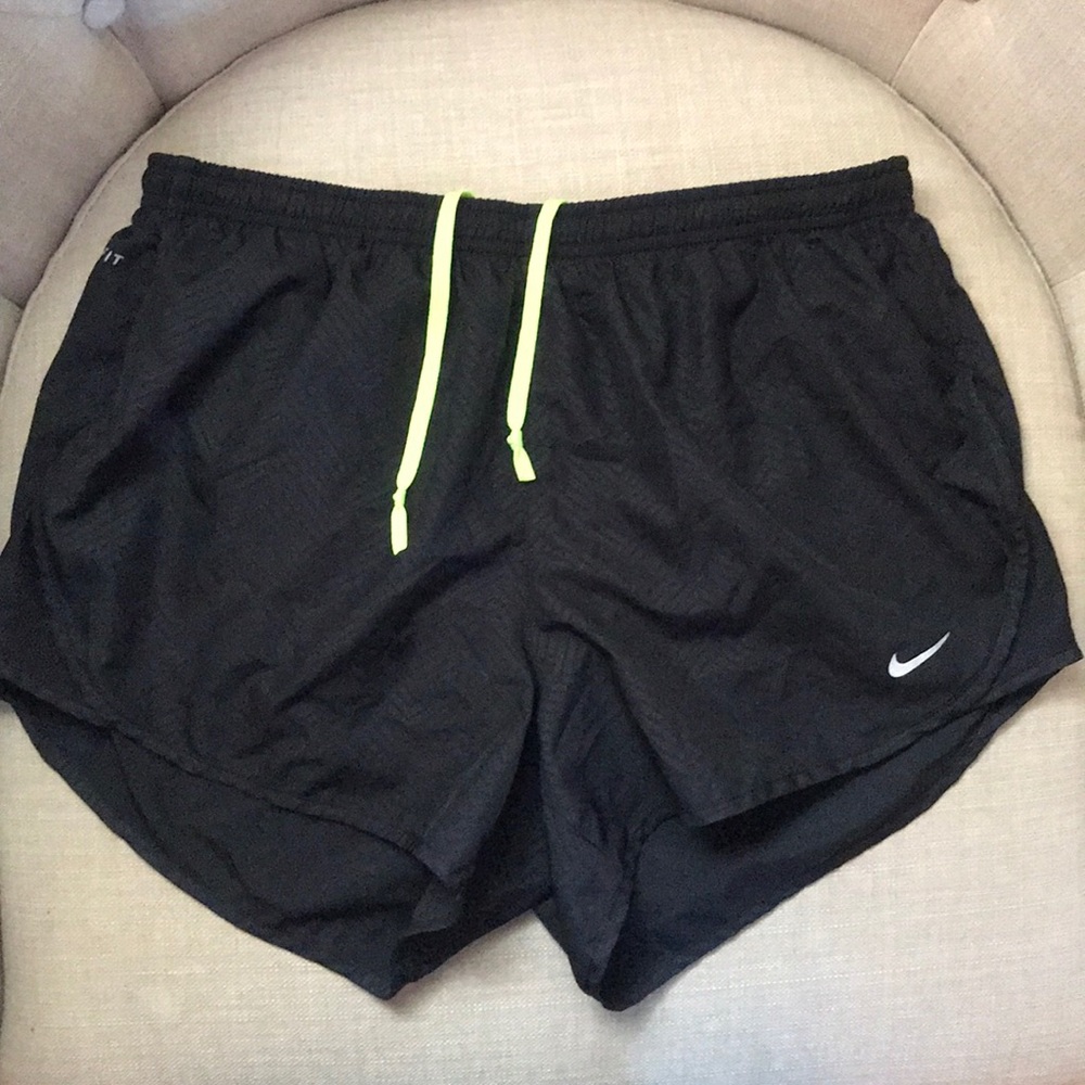 Black Nike Dri-Fit running shorts